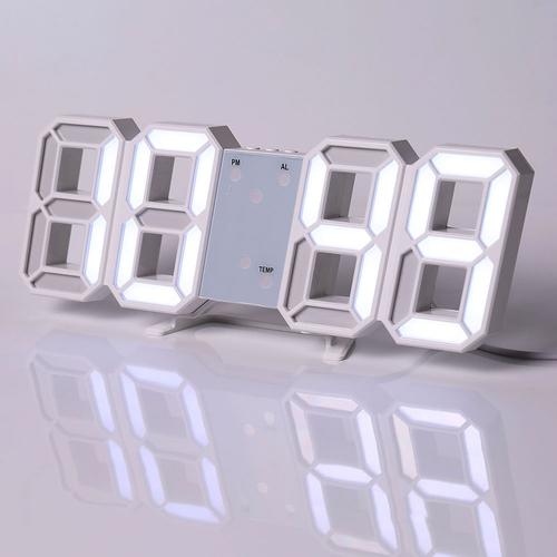 跨境數(shù)字鐘小夜燈ins 3d數(shù)字時鐘 夜光led鬧鐘 學生創(chuàng)意桌面臺鐘